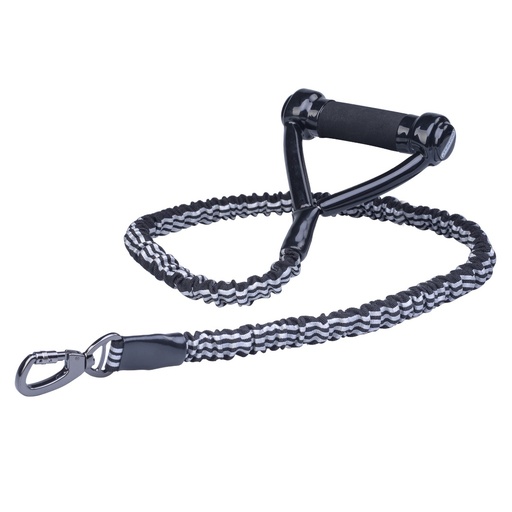 [6949111730625] Dogness Anti Shock Elastic Leash M 2cmx63cm Black