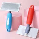 Essential grooming Tools Rake brush Pink/blue (L)