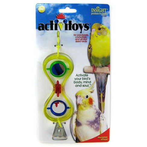 [618940310327] JWPet TOY BIRD HOUR GLASS MIRROR