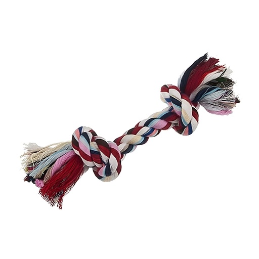 [5206819400153] Pet Interest Cotton Rope Toy 2 knots 32mmX35.5cm 280gr