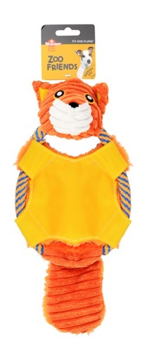 [5206819425316] Pet Interest Zoo Friends Jiggly Puff Rabbit Orange