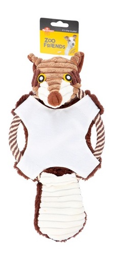 [5206819425354] Pet Interest Zoo Friends Jiggly Puff Rabbit Silver and Brown