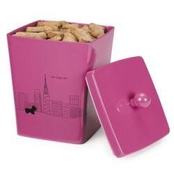 [721343609117] Pet Studio Treat Canister Rose