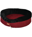 Pets.Love.Earth Donut Series Large Burgundy-Anthracite Grey