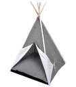 Pets.Love.Earth Mini Tent Black and White