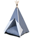 Pets.Love.Earth Mini Tent Blue and White