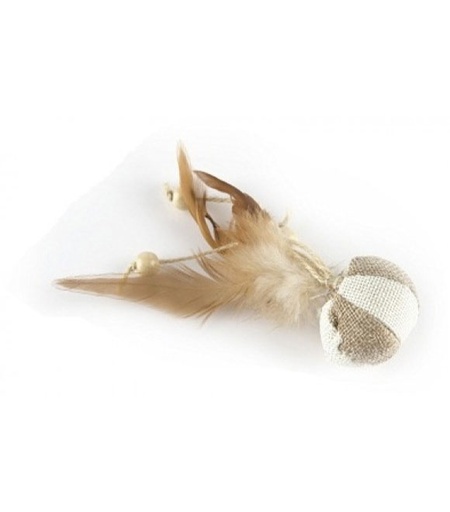 [6084001390302] Pets.Love.Earth Natural Jute Fabric Cat Toy
