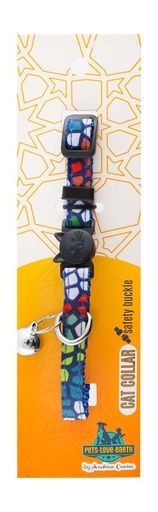 [635934610201] Pets.Love.Earth Nylon Colorful Stone Safe Collar