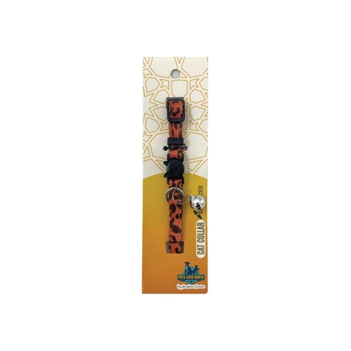 [635934610256] Pets.Love.Earth Nylon Leopard Colorful Safe Collar