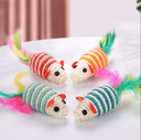 Pets.Love.Earth Sisal Mouse Cat Toy (1 pack)