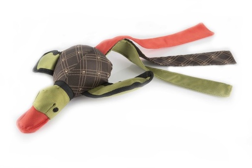 [6084001390227] Pets.Love.Earth Squeaky Ducky Dog Toy