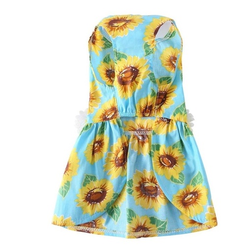 Pets.Love.Earth Summer Dress Blue