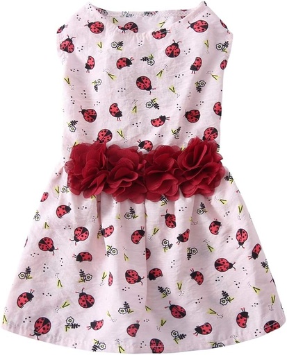 Pets.Love.Earth Summer Dress Ladybug Printed