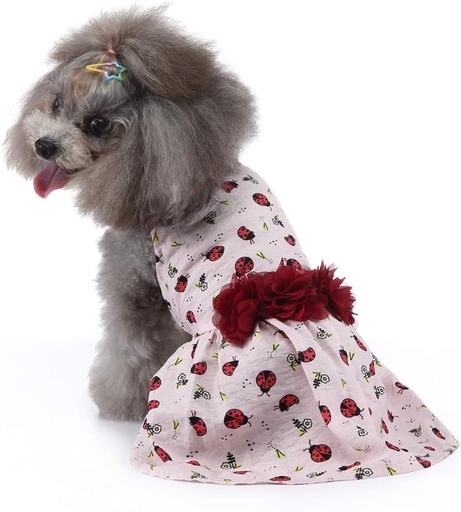 Pets.Love.Earth Summer Dress Ladybug Printed