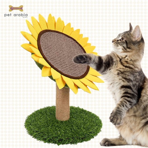 [635934611123] Pets.Love.Earth Sunflower Cat Scratcher