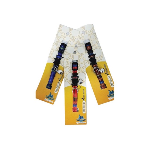 [635934610232] Pets.Love.Earth Nylon British Grid Safe Collar