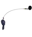 Pets.love.Earth Long Steel Wire Teaser with Suction Cup - Black