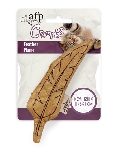 [847922026516] All For Paws Crumples - Feather - Gold