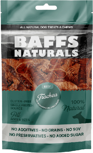 [8683229861304] Baffs Naturals Beef Trachea 100+g