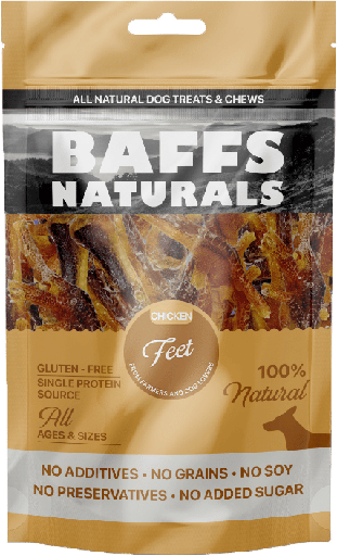 [8683229861434] Baffs Naturals Chicken Feet 100g
