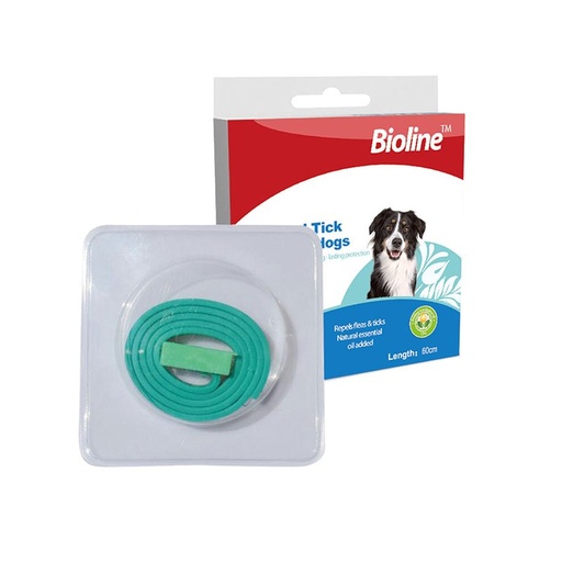 [6970117120424] Bioline Flea and Tick Collar for Dog 60cm