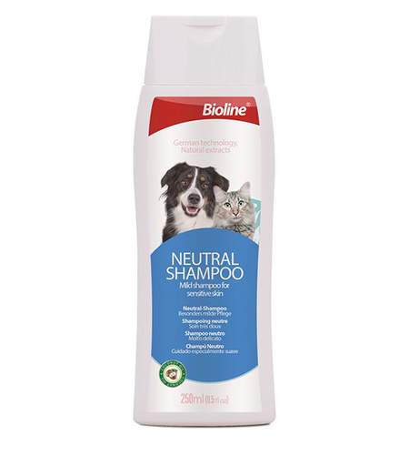 [6970117120066] Bioline Natural Shampoo for Cat & Dogs 250ml