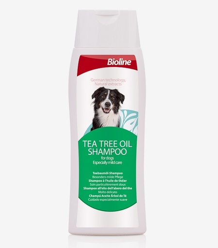 [6970117123913] Bioline Tea Tree Oil Shampoo for Dogs 250ml