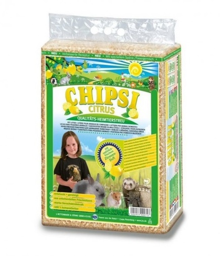 [4002973000717] Chipsi Pet Bedding Citrus 3.2kg