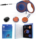Dogness Smart Retractable Leash Set 4M Medium Orange