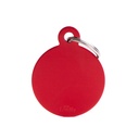 My Family Basic ID Tag - Circle Red