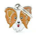My Family Friends ID Tag - Papillon