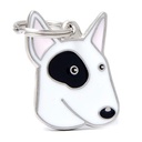 My Family Friends ID Tag - White Bull Terrier