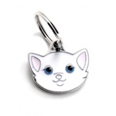 My Family Friends ID Tag - White European Shorthair