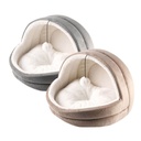 Pawise Cat Igloo Bed Gray