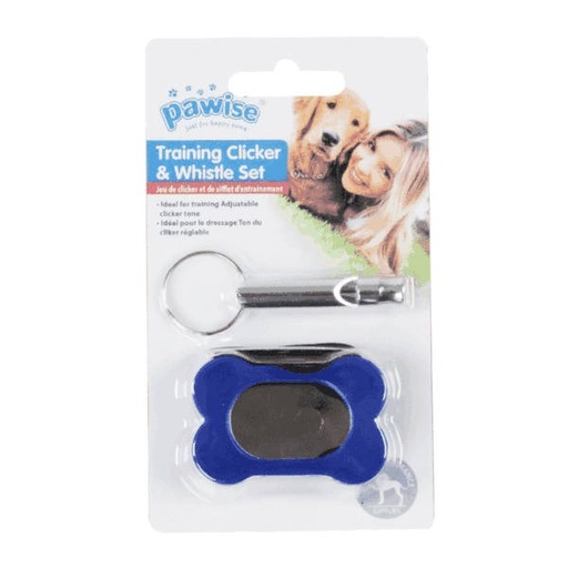 [8886467514227] Pawise Training Clicker & Whistle Set
