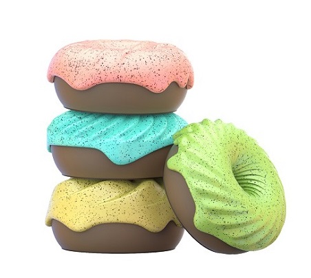 [5206819205116] عطر لرمل الحيوانات على شكل دونات (مجموعة 4 قطع) من بت إنترست