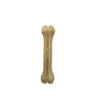 [5206819125490] Pet Interest OTG Rawhide Pressed Bone - Natural, 10 inch x 275–285g (1 pc) 