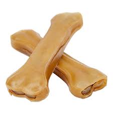 [5206819125292] Pet Interest OTG Rawhide Natural Pressed Bones 4 x55-60g 4Pcs