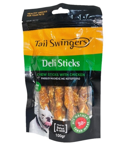Pet Interest Tail Swingers Deli sticks With Chicken