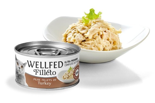 [5206819142121] Pet Interest Wellfed Filleto Turkey Fillet Cat Can 70g