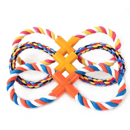 [123456000646] Pets.Love.Earth 8 Shape Rope Toy 28cm