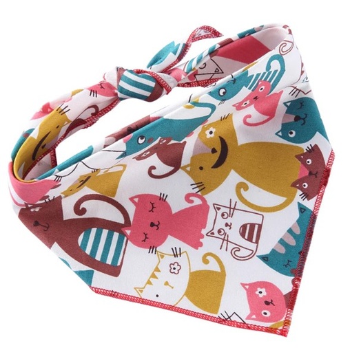 [6083174364530] Pets.Love.Earth Cat Pattern Pet Bandana S