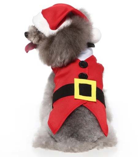 Pets.Love.Earth Christmas Dress Suit Set (With Hat + Clothes)