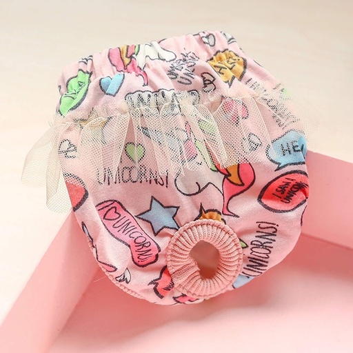 بتس.لوف.إيرث سروال فيزيولوجي وردي لطيف - وحيد القرن قوس قزح