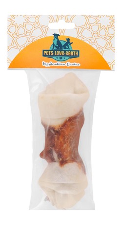 [635934609588] Pets.Love.Earth Denta Fun Knotted Chicken Chewing Bone, 15 cm, 70 g