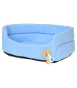 Pets.Love.Earth Foam Bed - Light Blue