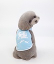 Pets.Love.Earth Hat & Mustache Tank-Top Light Blue