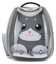 Pets.Love.Earth Pet backpack Transparent and Silver