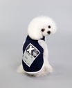 Pets.Love.Earth X Punk Tank-Top Navy Blue