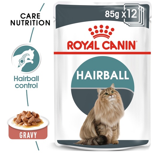 Royal Canin Feline Pouch Hairball Care Gravy Formula For Adult Cat – 85g